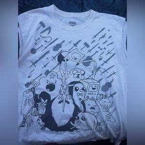 adventure time muscle shirt 🤍